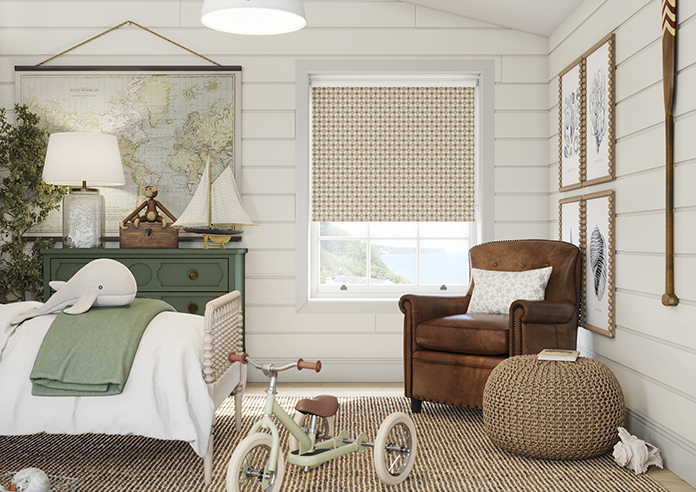 Whaley Great, Gingham Star Sand - Roller Blind - Image 3